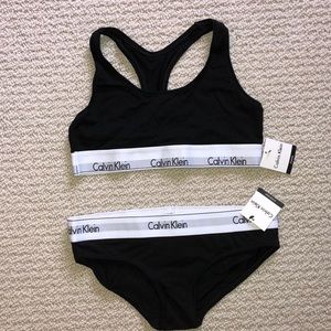 Calvin Klein Bralette and Underwear set